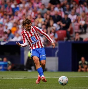 开云电子-马竞官方：格列兹曼在训练中左大腿肌肉轻微受伤